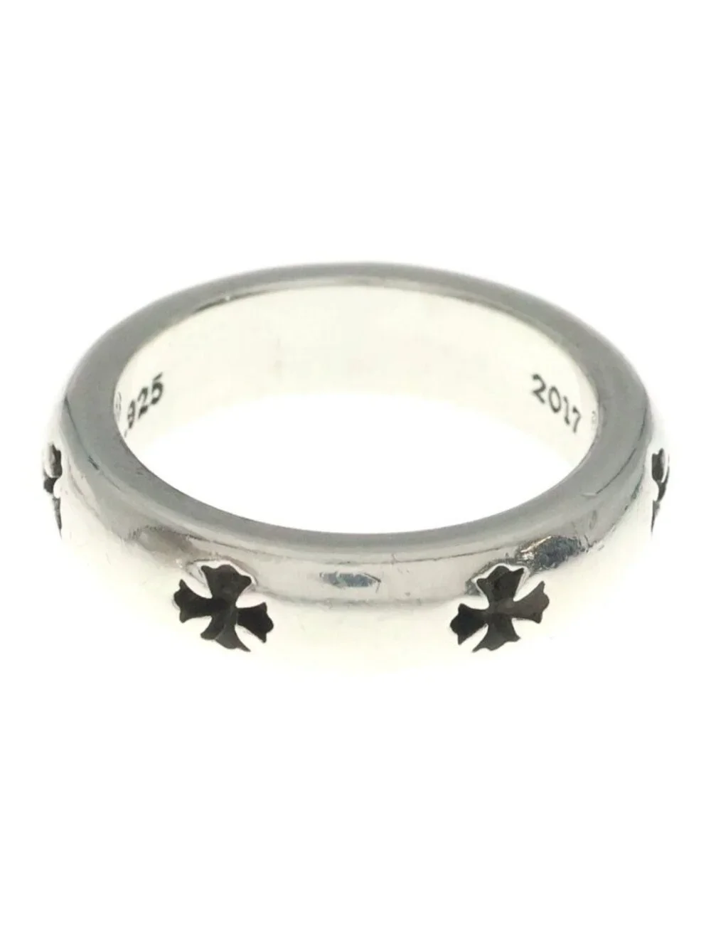 Chrome Hearts Negative CH Plus Ring Silver